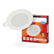 Светильник светодиодный ДВО RLP-eco 6Вт 4000К IP40 420Лм 230В 120/100мм круглый встраив. панель бел.