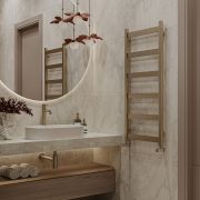 Водяной полотенцесушитель из нержавеющей стали WARMMET Enkel