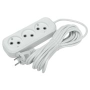 Удлинитель 3 гнезда 5 м 10А без заземл. JETT