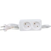 Удлинитель СОЮЗ 1,5 м 2 гнезда 1300 Вт ШВВП