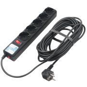 Сетевой фильтр 5 гнезд 10 м 10А КУБ