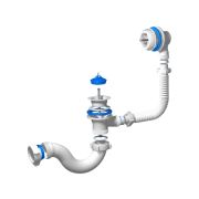 С6150 Сифон для ванны 1 1/2х40 АНИ (Варяг с выпуском и переливом)