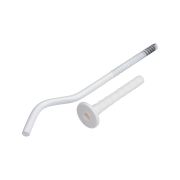 Кронштейн 7,5x180мм д/радиатора штыревой плоский с дюбелем