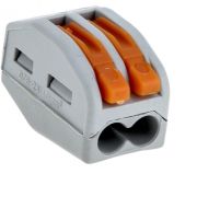 Клемма СМК 222-412 с рычагом 2 отв. 0,08-2,5 кв. мм plc-smk-412 EKF