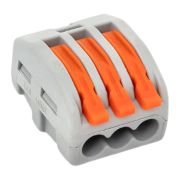 Клемма СМК 222-413 3 отв. 0,08-2,5 (4,0) кв. мм EKF plc-smk-413