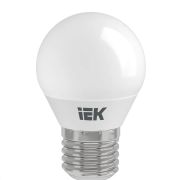 Лампа IEK LED 3w E27 шар холодный белый свет